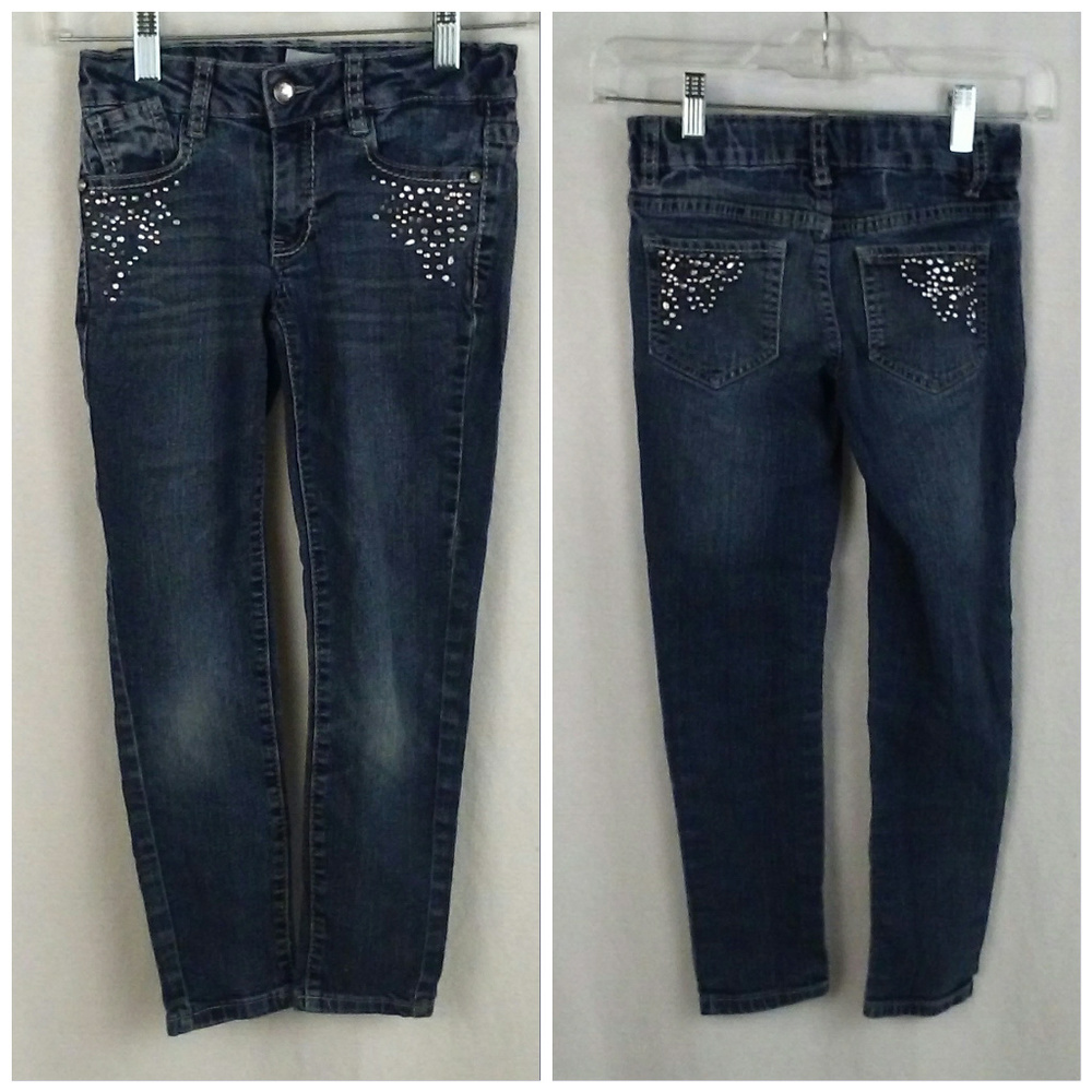 Canyon River Blues girls jeans jeggings Sz 8 Bling